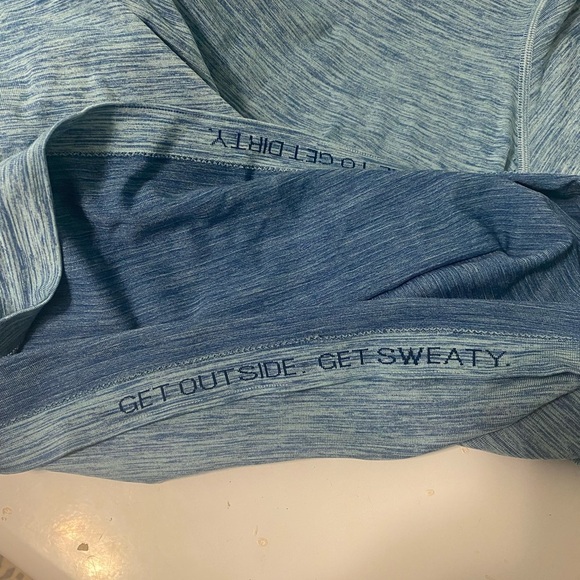 Lululemon Metal vent tech Heathered blue Polo Shirt - Picture 9 of 9